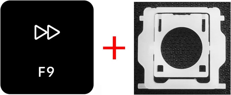 GRMTRV Replacement Individual Key Cap Hinge for MacBook Air 13'' 15'' M3 M4 A3113 A3114 A3240 A3241, 14'' 16'' Pro/Max M4 A3185 A3186 A3401 A3112 A3403 2024-2025 (F9) - Image 4